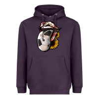 Plum Soccer Tongue Heavyweight Hoodie - Jasminsmagicworld