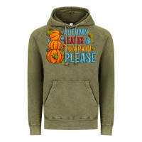 Vintage Olive Autumn leaves and pumpkin please Vintage Hoodie - Artiststas