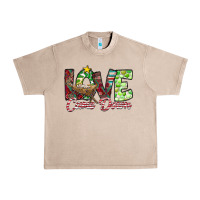 French Oak Love Came Down Urban Heavy Tee - CowhideDigitalArt