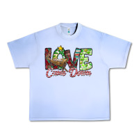 Grape Ice Love Came Down Urban Heavy Tee - CowhideDigitalArt