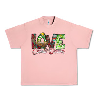 Salmon Love Came Down Urban Heavy Tee - CowhideDigitalArt