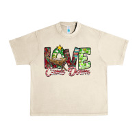 Sandshell Love Came Down Urban Heavy Tee - CowhideDigitalArt