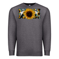 Charcoal Heather Sunflower Cowhide Mom Premium Sweatshirt - Jasminsmagicworld