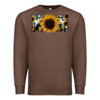 Chestnut Sunflower Cowhide Mom Premium Sweatshirt - Jasminsmagicworld