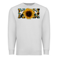 Dove Grey Sunflower Cowhide Mom Premium Sweatshirt - Jasminsmagicworld