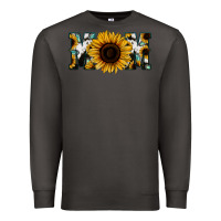 Smoke Sunflower Cowhide Mom Premium Sweatshirt - Jasminsmagicworld