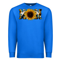 True Royal Sunflower Cowhide Mom Premium Sweatshirt - Jasminsmagicworld