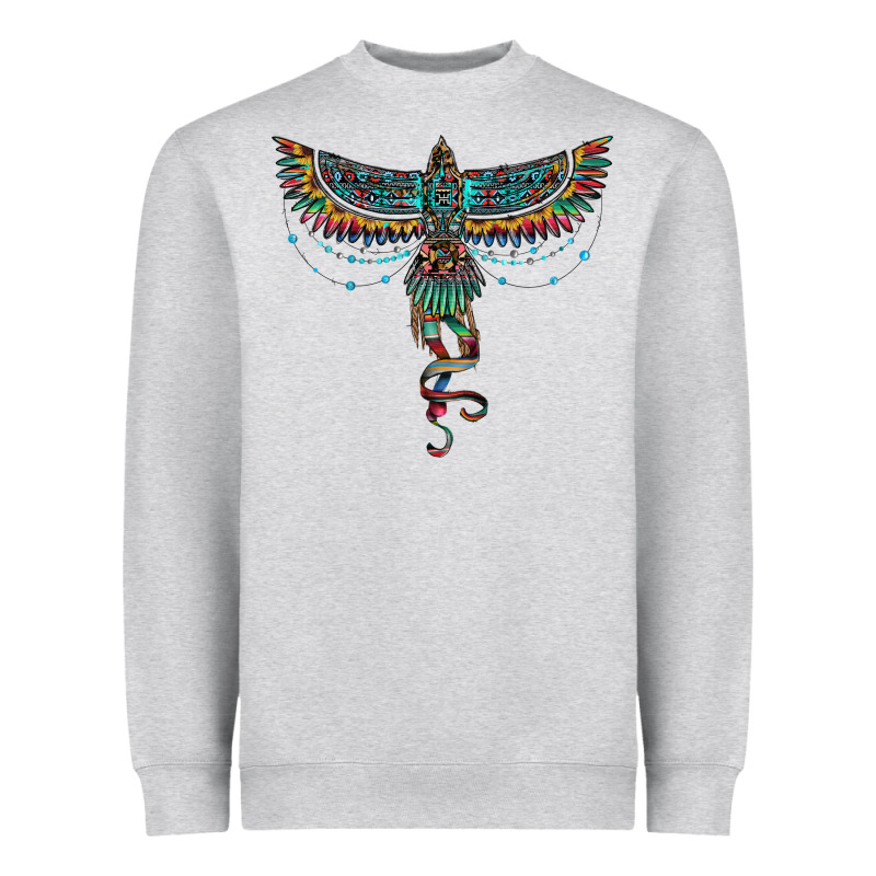 Aztec Serape Thunderbird Heavyweight Sweatshirt by RanaPortraitStore | Teevron