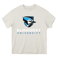 Cream elmhurst university Heavy Core Tee - linhVisuals