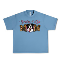 Pebble Blue Border Collie Mom Urban Heavy Tee - Jasminsmagicworld