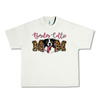 Pistachio Border Collie Mom Urban Heavy Tee - Jasminsmagicworld