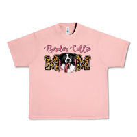 Salmon Border Collie Mom Urban Heavy Tee - Jasminsmagicworld