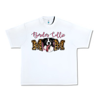 White Border Collie Mom Urban Heavy Tee - Jasminsmagicworld