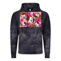 Cloud Black Guinea pig flowers Vintage Hoodie - Artiststas