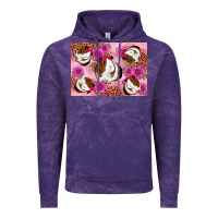 Cloud Purple Guinea pig flowers Vintage Hoodie - Artiststas