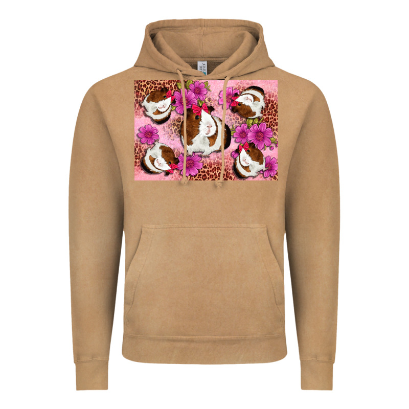 Guinea Pig Flowers Vintage Hoodie by Artiststas | Teevron