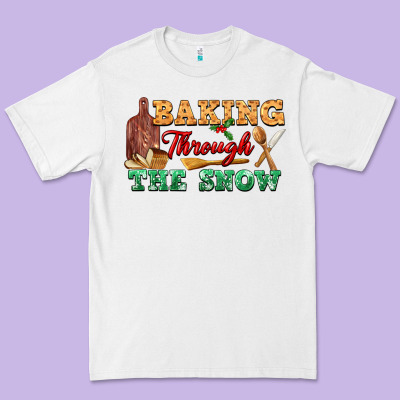 Baking Through The Snow Premium Tee Designed By Fadigitalartstudio