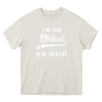 Cream im the oldest i make the rules siblings family Heavy Core Tee - linhVisuals