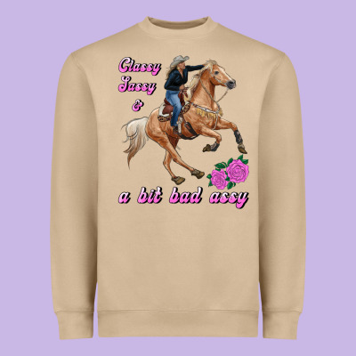 Classy Sassy & A Bit Bad Assy Heavyweight Sweatshirt Designed By Ranaportraitstore