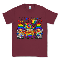 Burgundy lgbtq gnome Classic Tee - BarkalooDesign