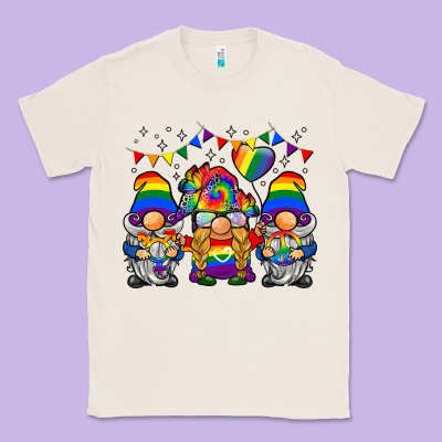 Lgbtq Gnome Classic Tee Designed By Barkaloodesign