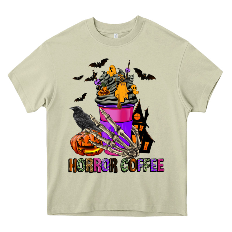 Horror Coffee Heavy Core Tee by FaDigitalArtStudio | Teevron