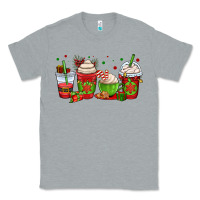 Heather Grey christmas coffee cups Classic Tee - OliviaCreatesArt