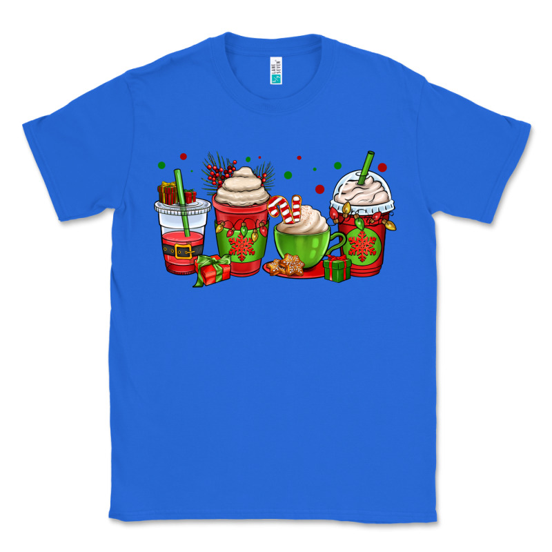 Christmas Coffee Cups Classic Tee by OliviaCreatesArt | Teevron