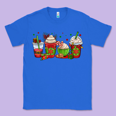 Christmas Coffee Cups Classic Tee Designed By Oliviacreatesart