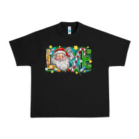 Black Love Santa Urban Heavy Tee - CowhideDigitalArt