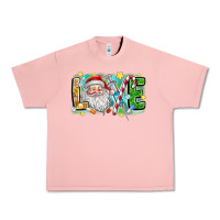 Salmon Love Santa Urban Heavy Tee - CowhideDigitalArt