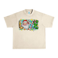 Sandshell Love Santa Urban Heavy Tee - CowhideDigitalArt