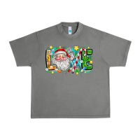 Tornado Love Santa Urban Heavy Tee - CowhideDigitalArt