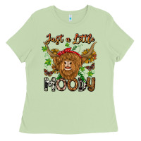 Matcha Just a Little Moody Ladies Tee - CowhideDigitalArt