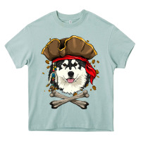 Arona alaskan malamute pirate dog halloween Heavy Core Tee - linhVisuals