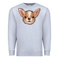 Heather Grey Chihuahua Premium Sweatshirt - Jasminsmagicworld