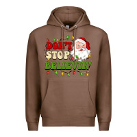 Chestnut don't stop believin Premium Hoodie - BarkalooDesign