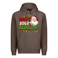 Coffee don't stop believin Premium Hoodie - BarkalooDesign