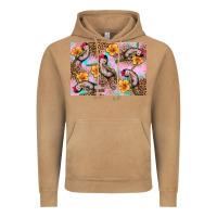 Vintage Camel Baby monkey flowers Vintage Hoodie - Artiststas