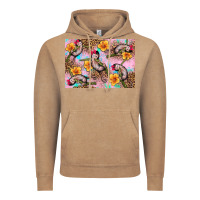 Vintage Coffee Baby monkey flowers Vintage Hoodie - Artiststas