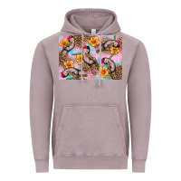 Vintage Zinc Baby monkey flowers Vintage Hoodie - Artiststas