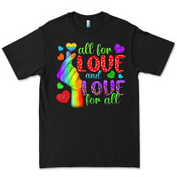 Black Western All For Love And Love For All Premium Tee - BundleAndBundleShop