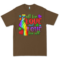 Cacao Western All For Love And Love For All Premium Tee - BundleAndBundleShop