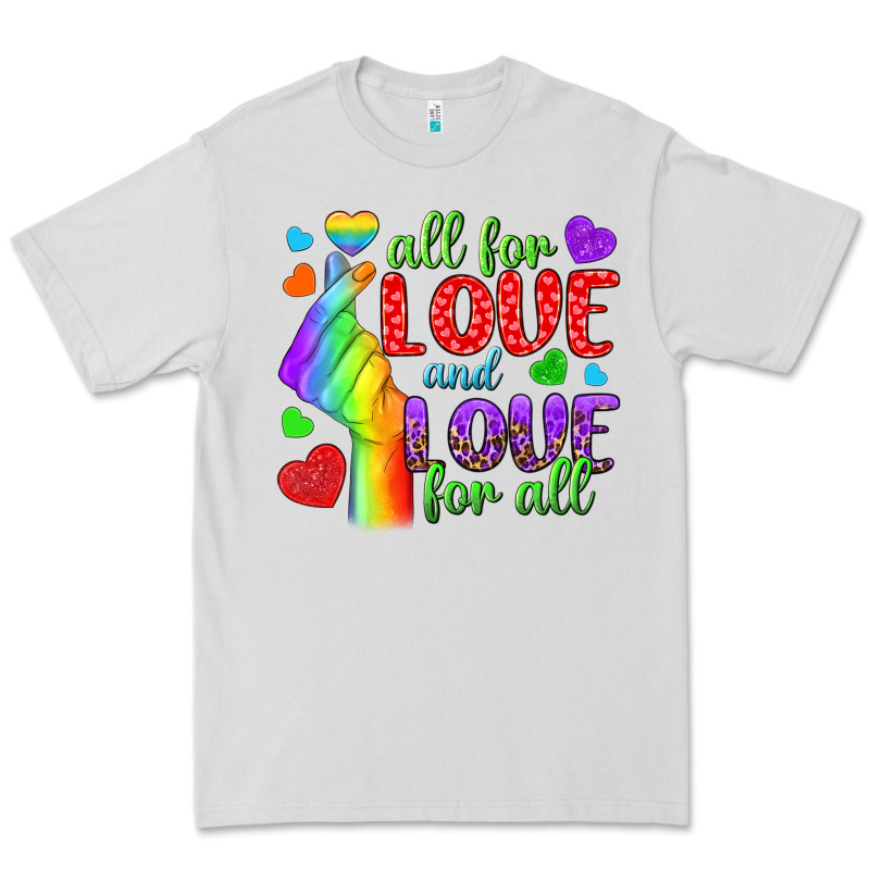 Western All For Love And Love For All Premium Tee by BundleAndBundleShop | Teevron
