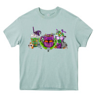 Arona Halloween Coffee Cups Heavy Core Tee - FaDigitalArtStudio