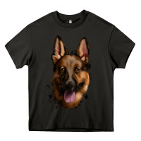 Asphalt German Shepherd Heavy Core Tee - Jasminsmagicworld