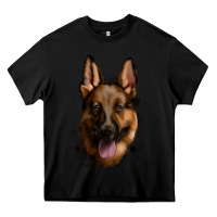Black German Shepherd Heavy Core Tee - Jasminsmagicworld