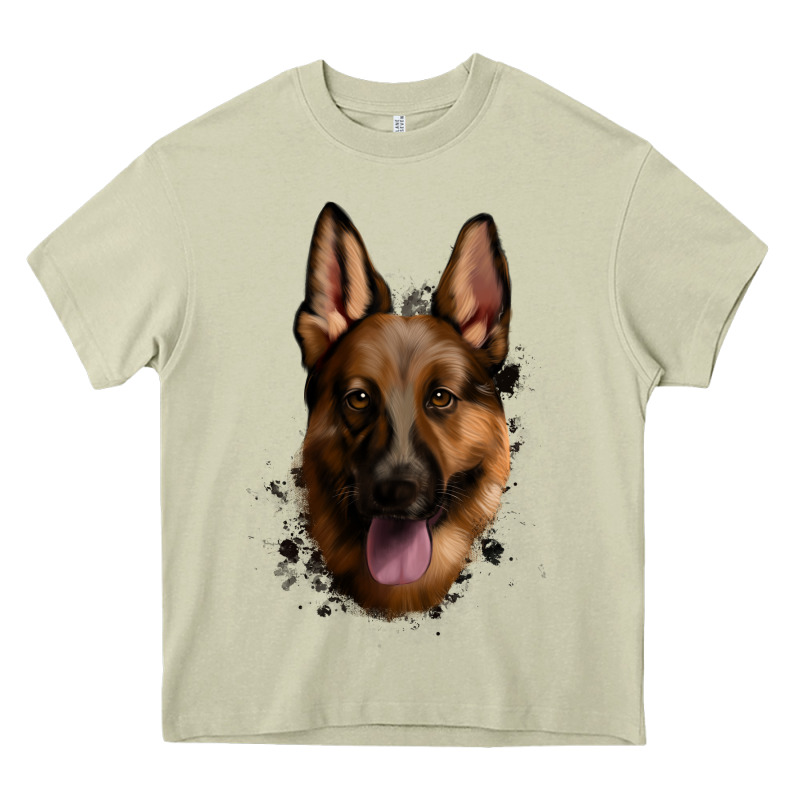 German Shepherd Heavy Core Tee by Jasminsmagicworld | Teevron
