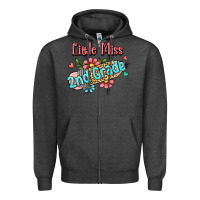 Charcoal Heather little miss second grade Zipper Hoodie - Jasminsmagicworld