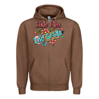 Chestnut little miss second grade Zipper Hoodie - Jasminsmagicworld
